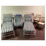 Patio furniture and chairs