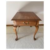 Wooden end table