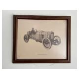 Framed car print