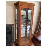 Jasper lighted curio cabinet