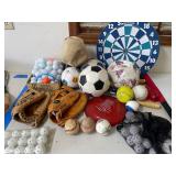 Assorted sporting goods
