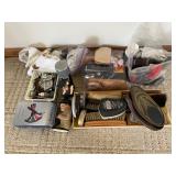 Shoe care and shaving supplies