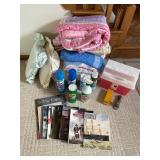 Afghans and assorted items