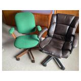 2 - rolling desk chairs