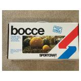 Vintage bocce set