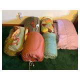 5 - vintage sleeping bags with comforter