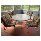 5-pc patio table with chairs