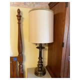 Large vintage 2-light lamp