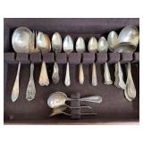 36 - pcs of sterling silver antique utensils