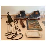 Assorted antique items