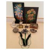 Music box and assorted collectibles