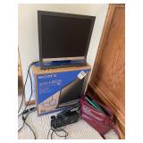 Sony computer monitor and Canon camcorder