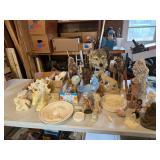 Ceramic and resin statues