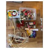 Assorted Christmas and crafts pieces