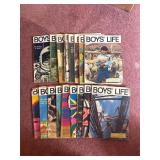 Assorted vintage Boys life magazine