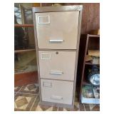 3drawer filing cabinet -metal