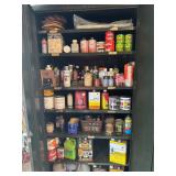Metal cabinet and fluids