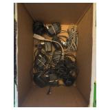 Assorted cordless phones, vintage phones