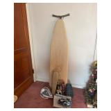 Ironing board and irons