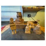 Wood rough cut outs/wood carving