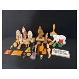 Wood carvings pieces