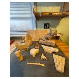 Wood carving