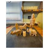 Wood carving