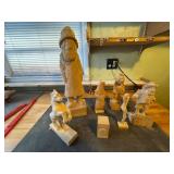 Wood carving