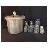 Presto pressure cookers and jars