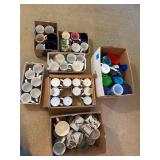 Assorted coffee mugs