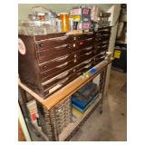 Bench, hardware, miscellaneous items