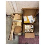 Wood carving pieces