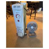 Electric Heater and fan