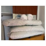 Assorted pillows