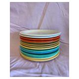 Assorted fiesta wear plates