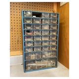 storage container, assorted hardware