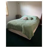 Queen bed headboard,foot board & bedding,Mattress