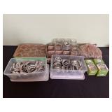 Large lot of Ball jars and lids