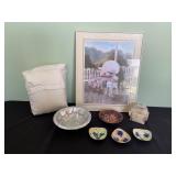 King size sheets and assorted items