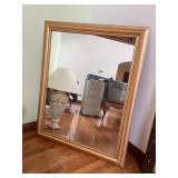 Large wall mirror