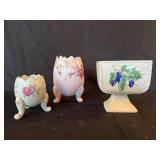 Mc coy vase, egg decor