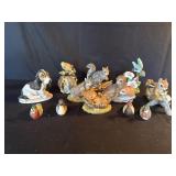 Assorted animal figurines