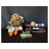 Golf balls, and assorted memorabilia