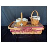 Basket and Longaberger baskets