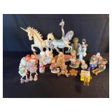 Assorted figurines