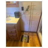 Towel rack and heater