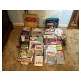 Craft books, supplies