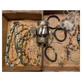 Assorted necklaces and bracelets