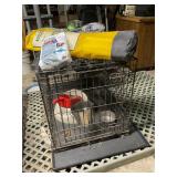 Dog kennel and supplies