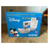 Disney brother SE-270D embroidery machine -new